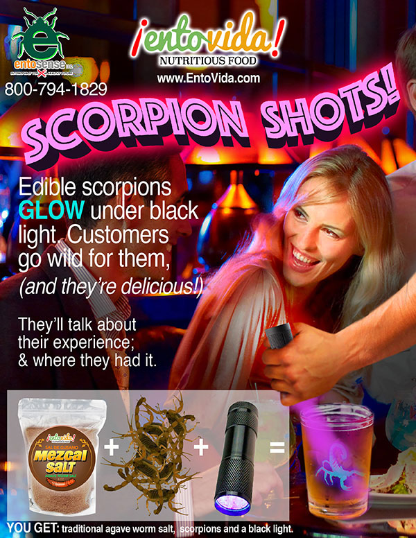 Scorpion Shots & Cocktails