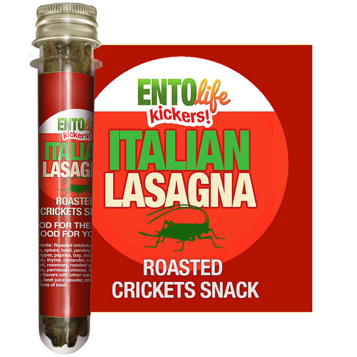 Lasagna Flavored Crickets